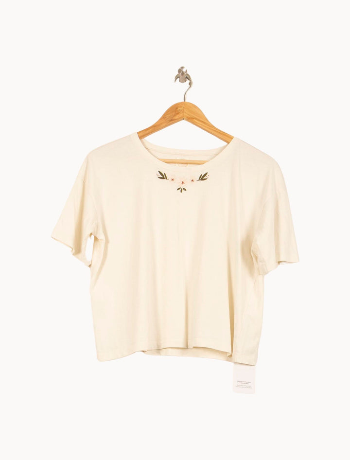 Tee-shirt Blanc - Taille S/36 de la marque Des petits hauts | PARAD59101 - Vendu par Paradigme - Image 2