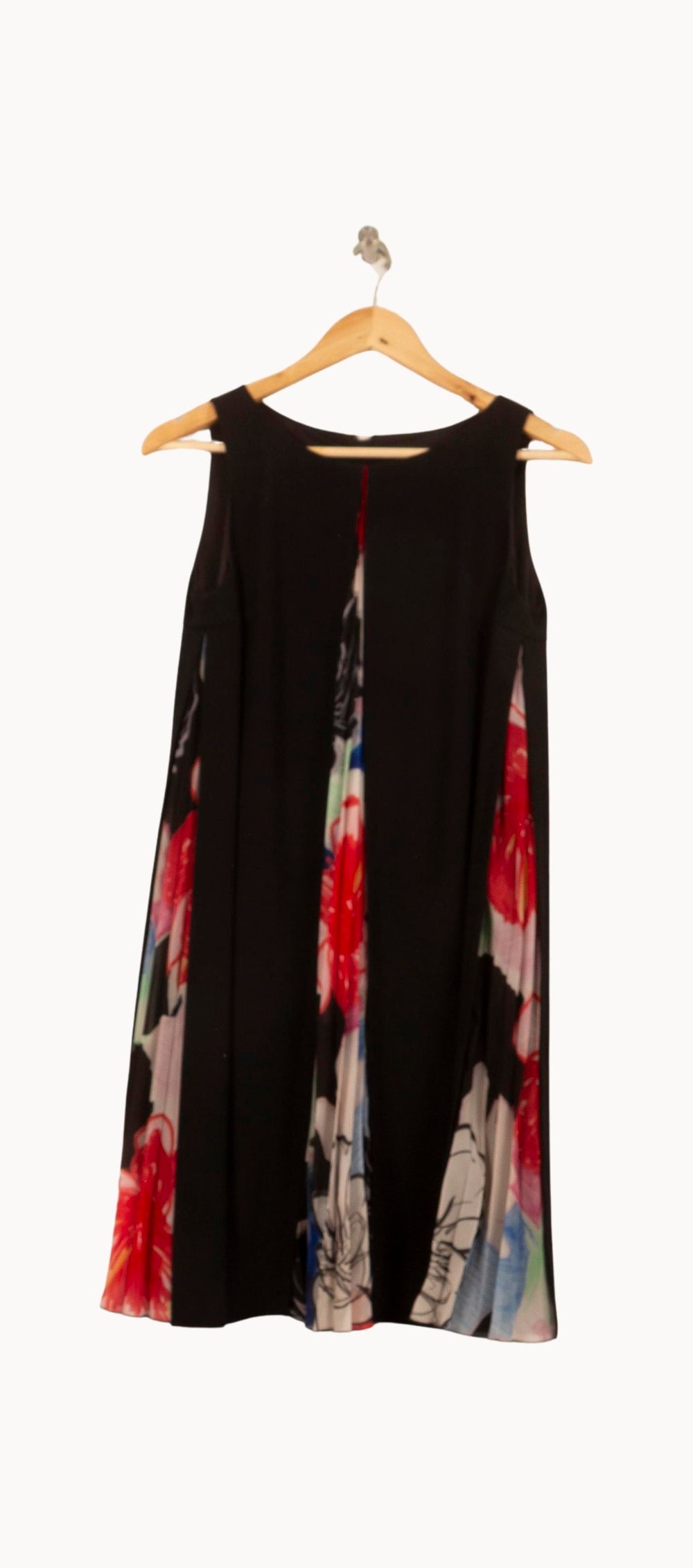 Robe Midi Noire et Multicolore - Taille M/38 de la marque Paule Ka | PARAD59104 - Vendu par Paradigme - Image 2