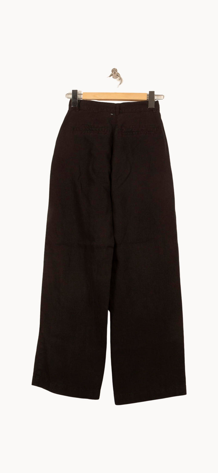 Pantalon Large Noir - Taille XXS/32 de la marque Knowledge Cotton | PARAD59106 - Vendu par Paradigme - Image 4
