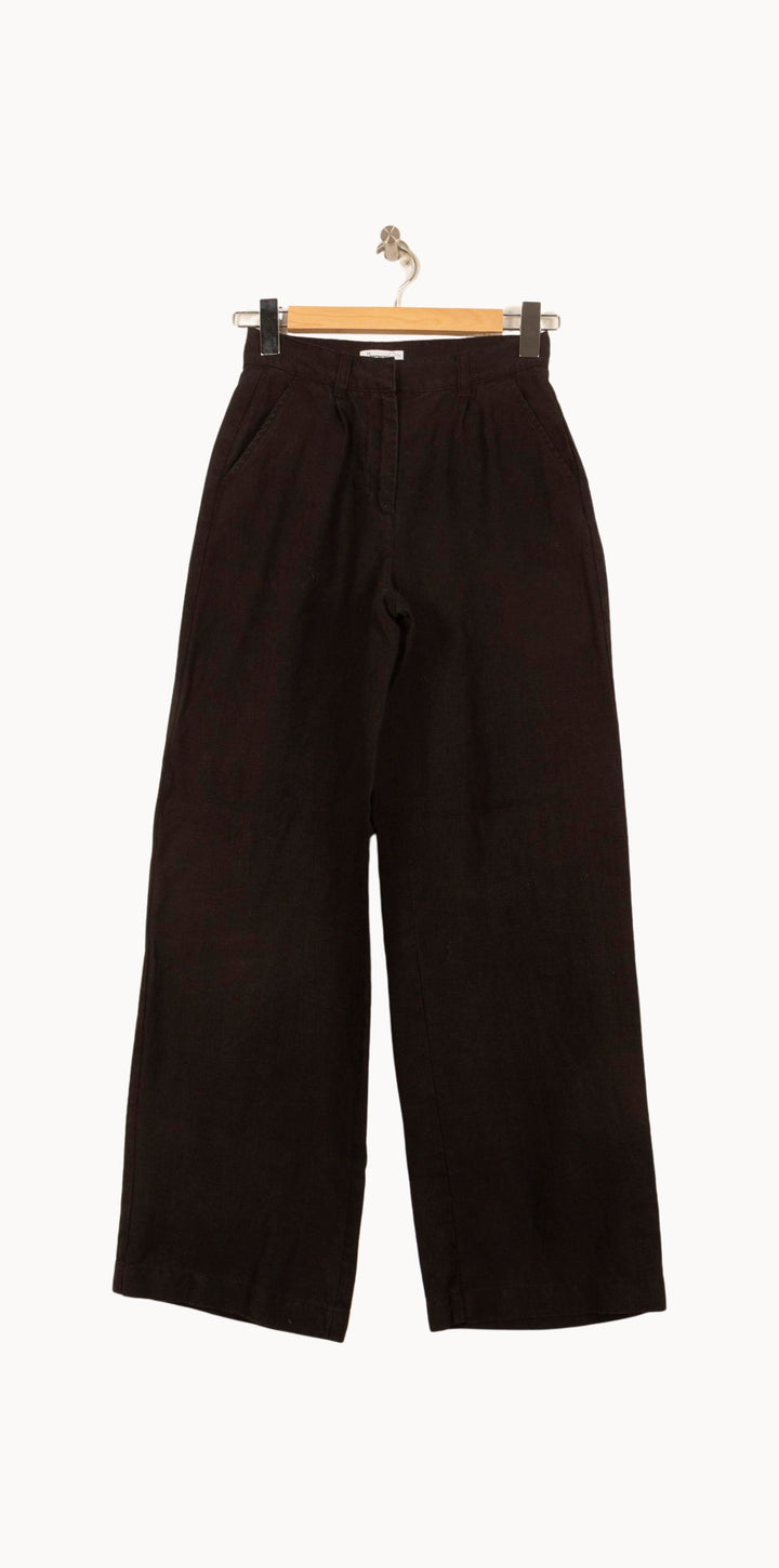 Pantalon Large Noir - Taille XXS/32 de la marque Knowledge Cotton | PARAD59106 - Vendu par Paradigme - Image 2