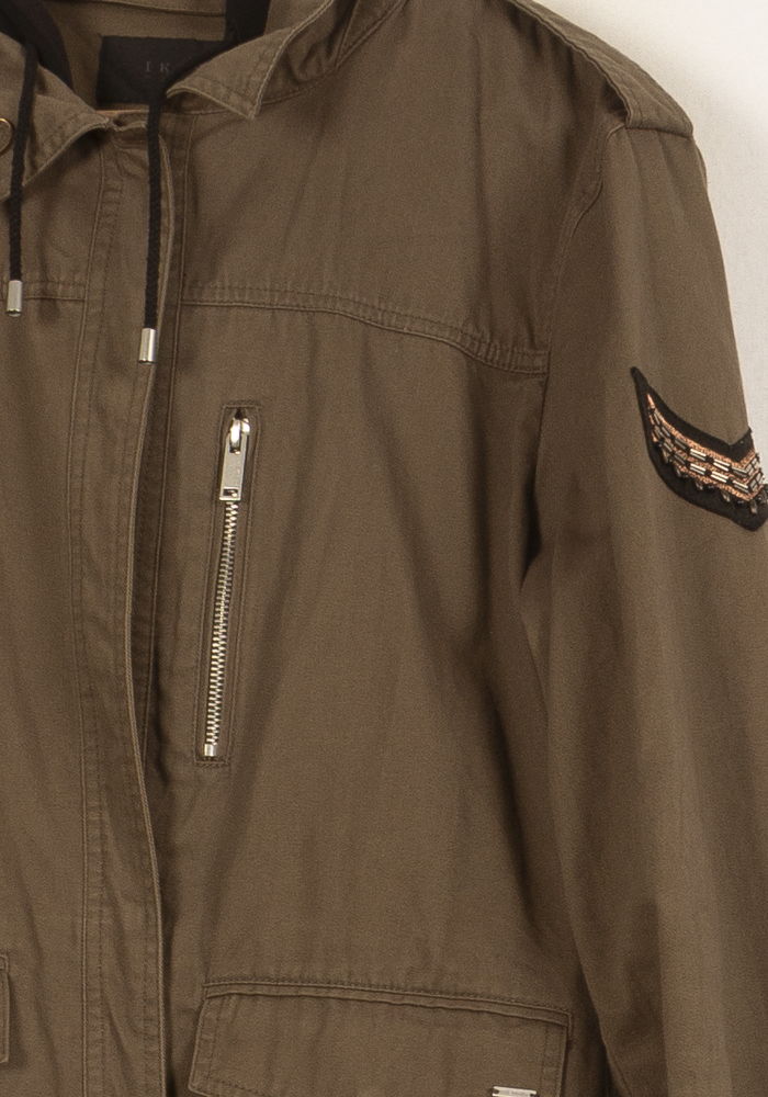 Parka Verte - Taille S/36 de la marque IKKS | PARAD59107 - Vendu par Paradigme - Image 3