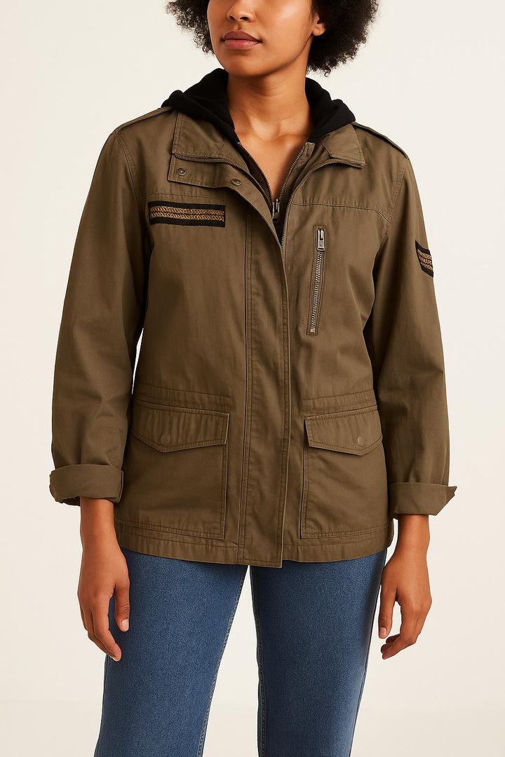 Parka Verte - Taille S/36 de la marque IKKS | PARAD59107 - Vendu par Paradigme - Image 1