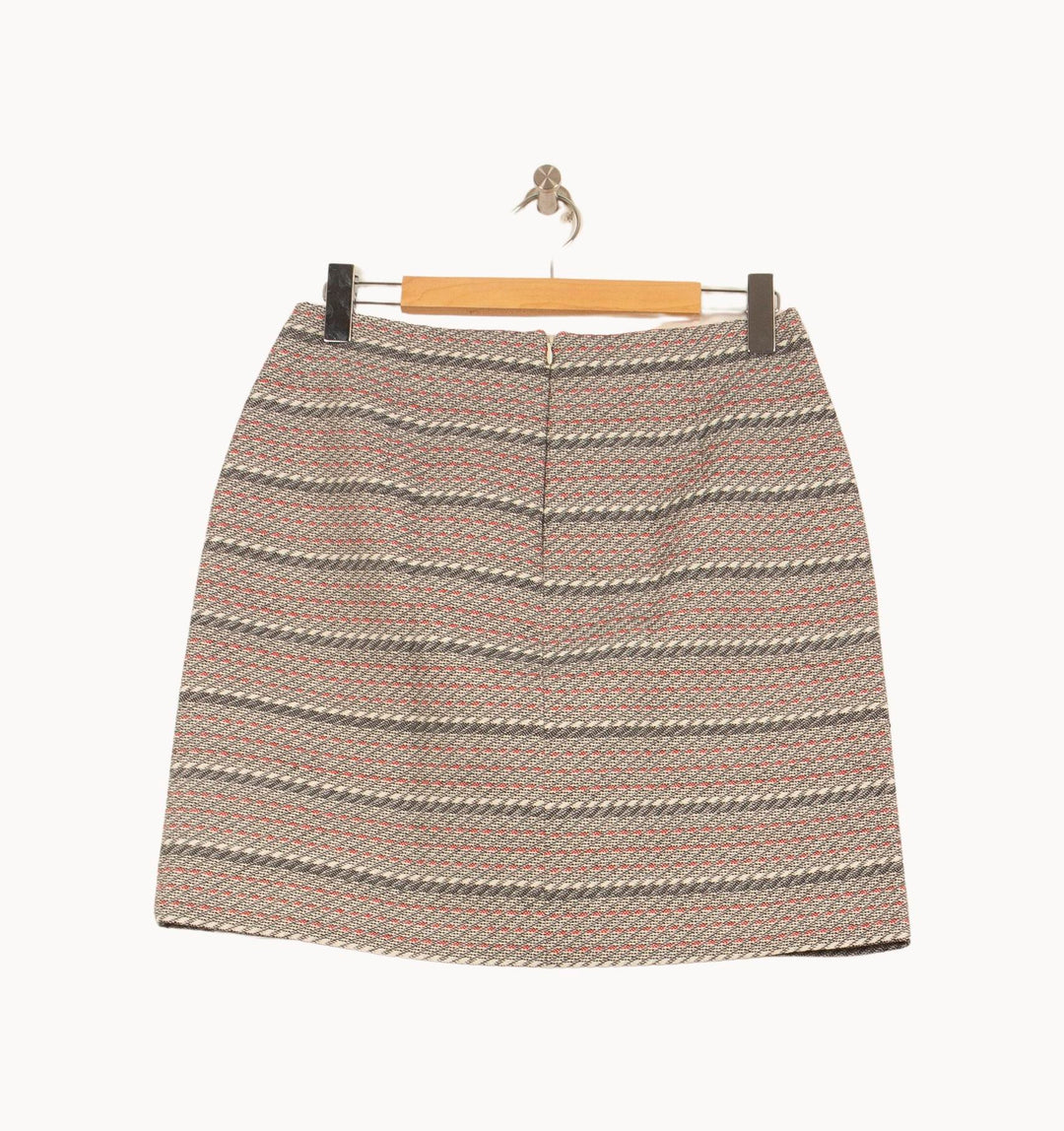 Jupe Courte Grise et Rose - Taille S/36 de la marque Caroll | PARAD59111 - Vendu par Paradigme - Image 4