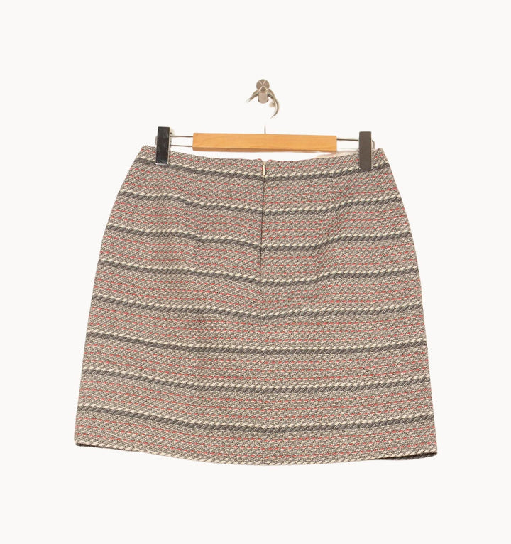 Jupe Courte Grise et Rose - Taille S/36 de la marque Caroll | PARAD59111 - Vendu par Paradigme - Image 4