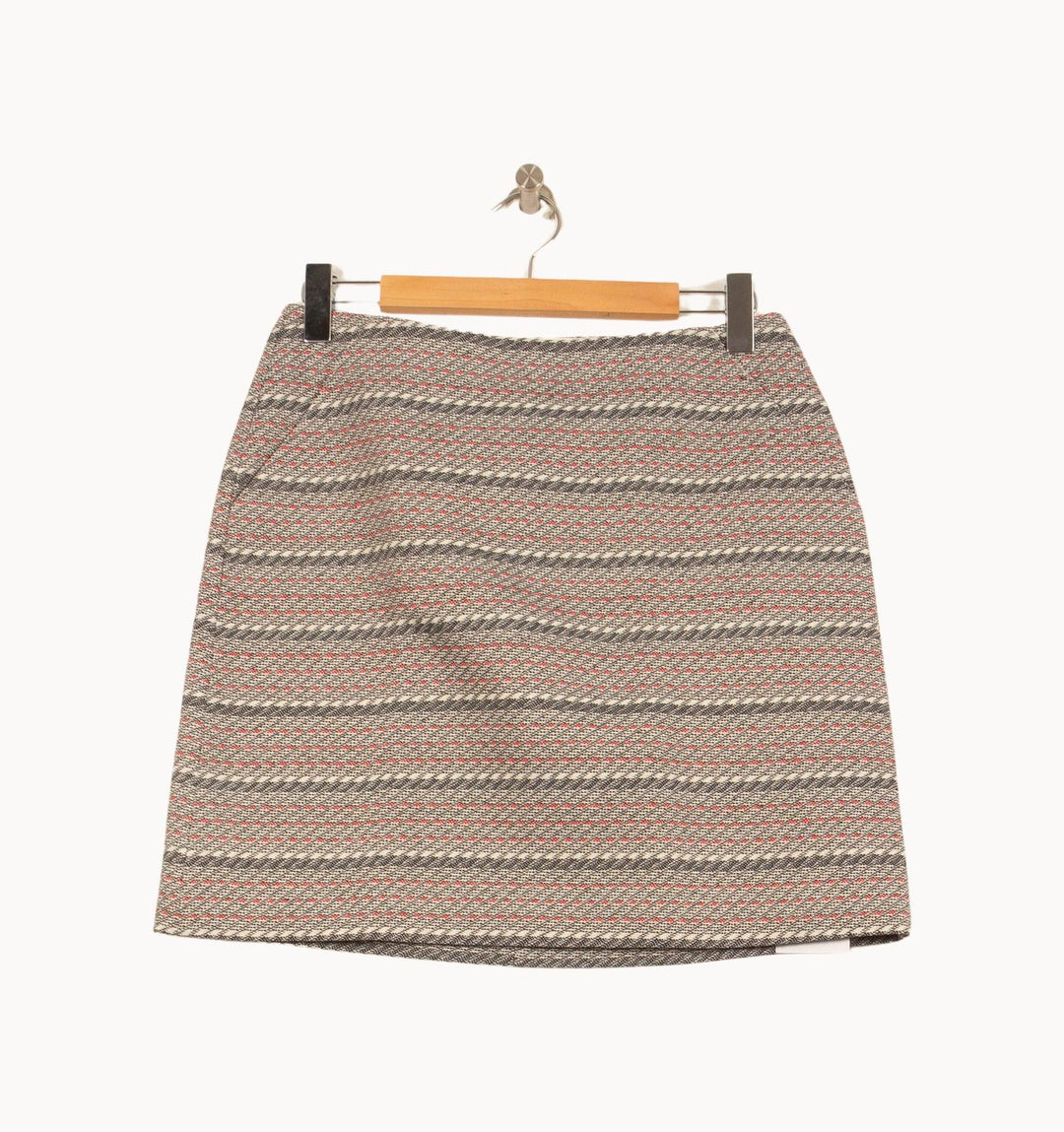 Jupe Courte Grise et Rose - Taille S/36 de la marque Caroll | PARAD59111 - Vendu par Paradigme - Image 2