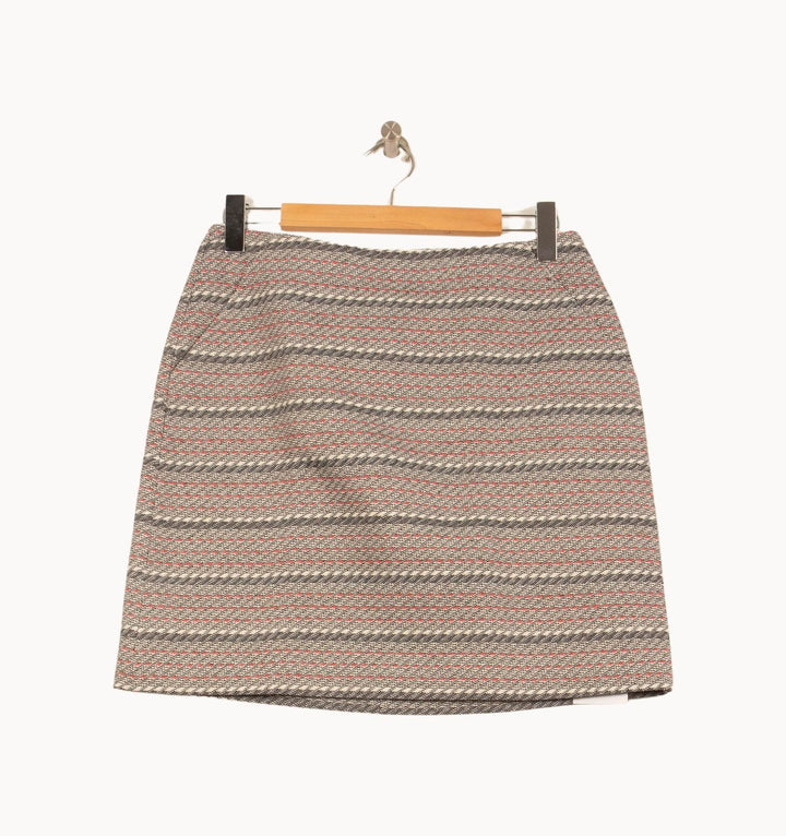 Jupe Courte Grise et Rose - Taille S/36 de la marque Caroll | PARAD59111 - Vendu par Paradigme - Image 2