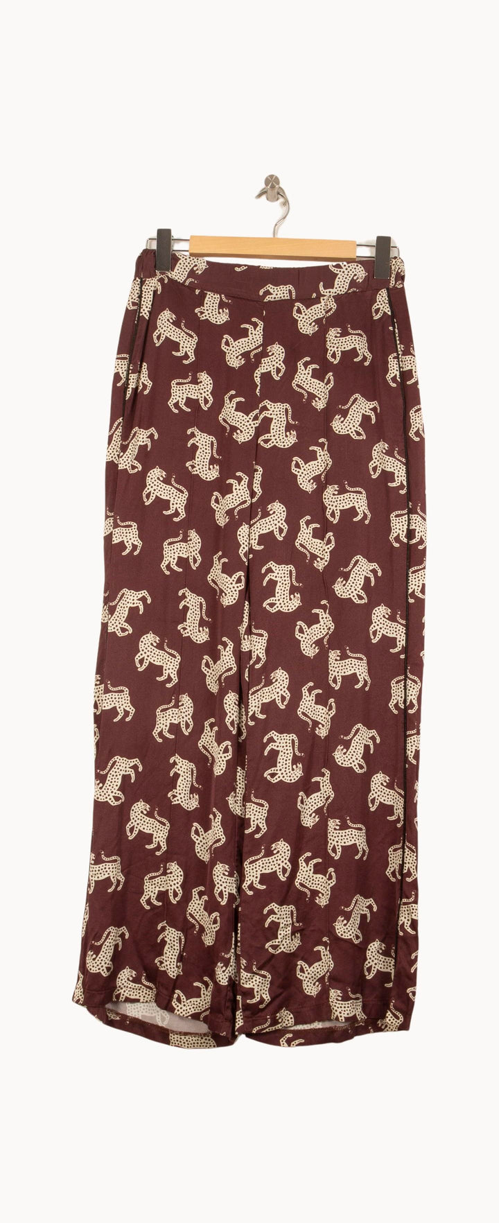 Pantalon Bordeau et Beige - Taille S/36 de la marque Imprevu | PARAD59112 - Vendu par Paradigme - Image 2