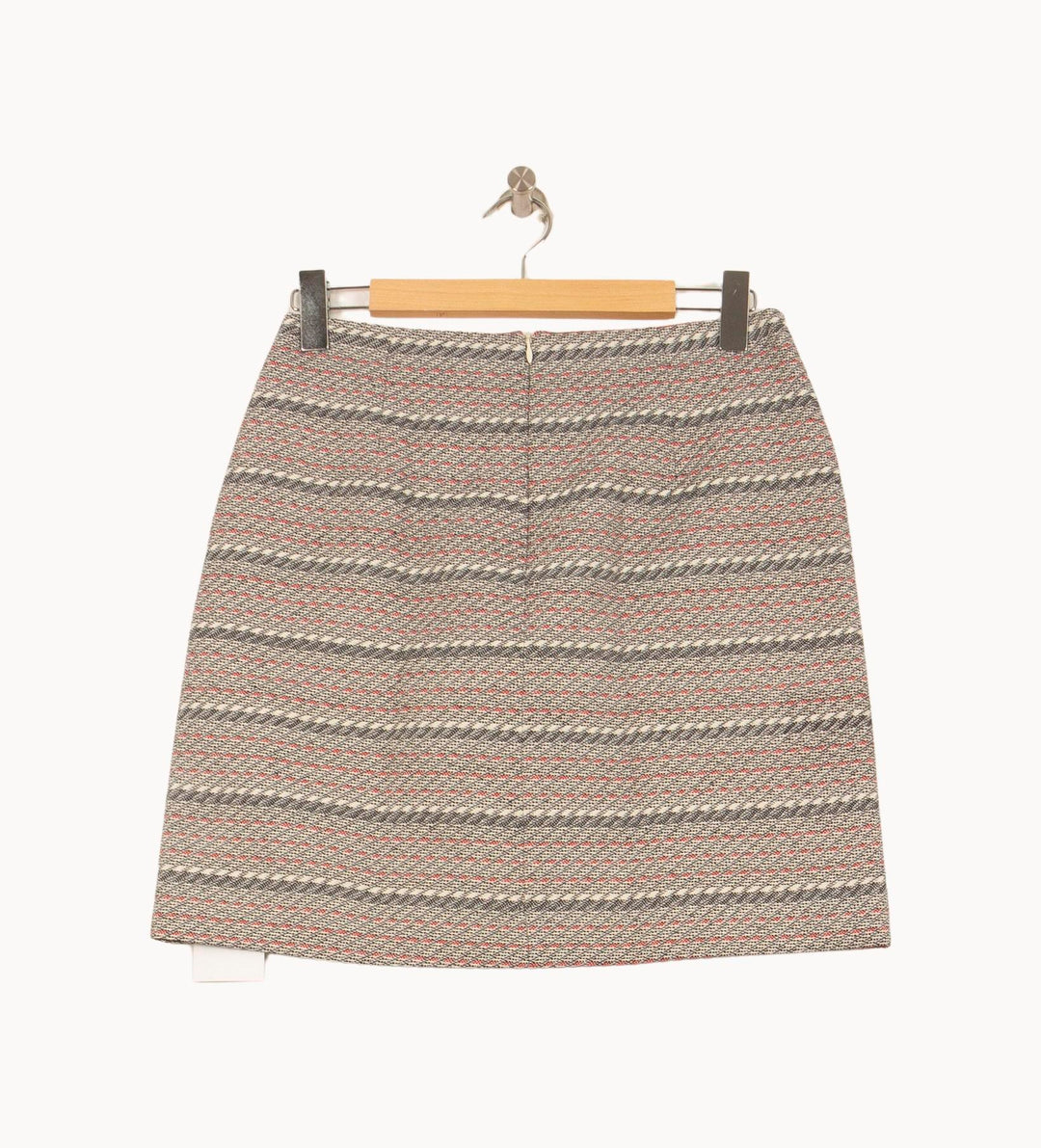 Jupe Courte Grise et Rose - Taille L/40 de la marque Caroll | PARAD59114 - Vendu par Paradigme - Image 4
