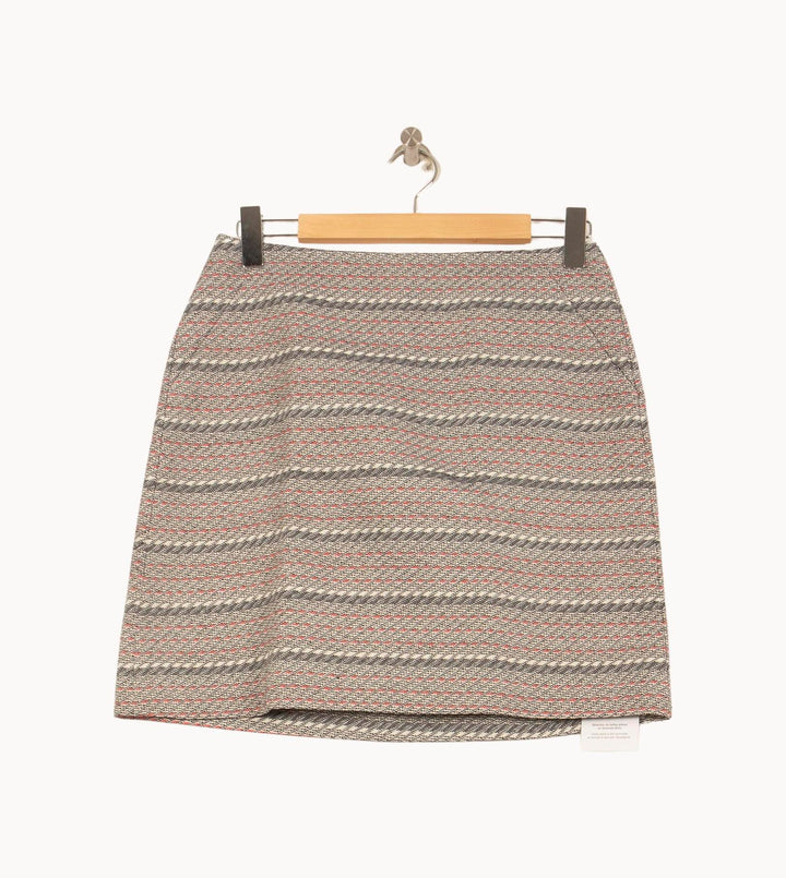 Jupe Courte Grise et Rose - Taille L/40 de la marque Caroll | PARAD59114 - Vendu par Paradigme - Image 2