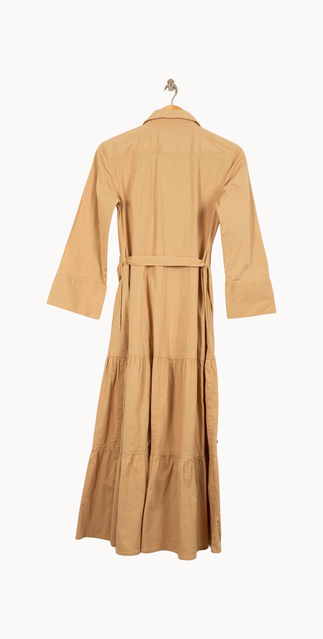 Robe Chemise Longue Beige - Taille M/38 de la marque Stella Forest | PARAD59115 - Vendu par Paradigme - Image 4