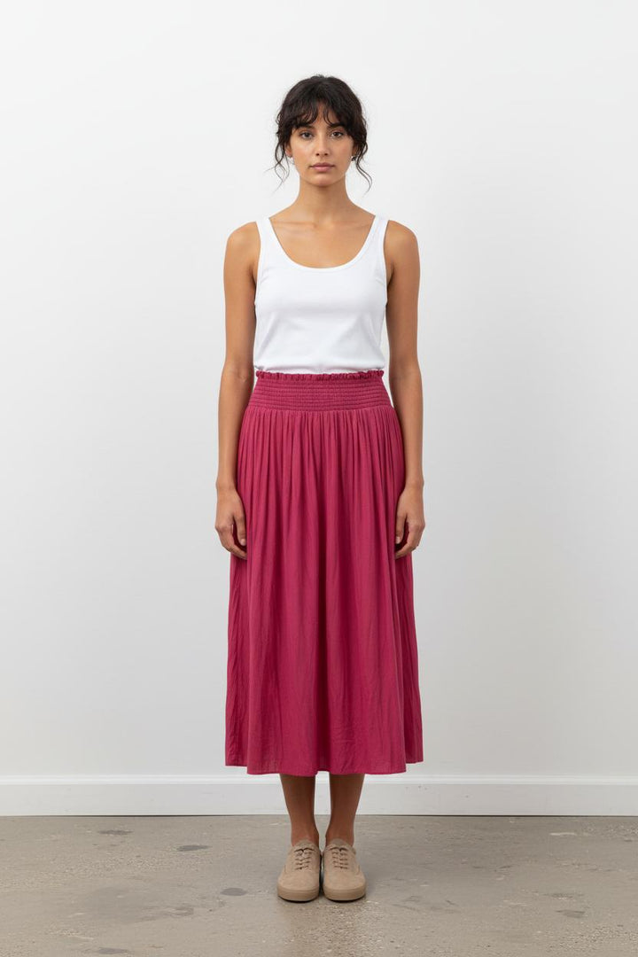 Jupe Midi Bordeaux - Taille M/38