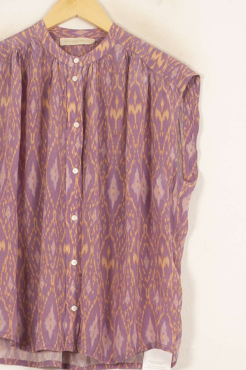 Blouse Violette et Jaune - Taille S/36 de la marque Vanessa Bruno | PARAD59127 - Vendu par Paradigme - Image 3