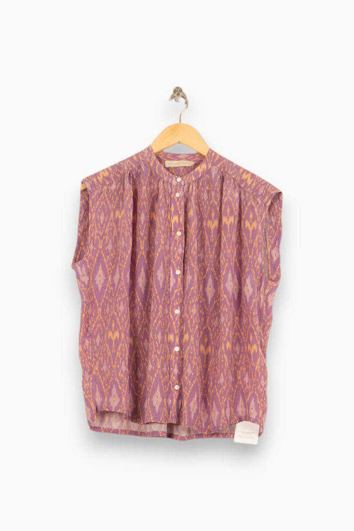 Blouse Violette et Jaune - Taille S/36 de la marque Vanessa Bruno | PARAD59127 - Vendu par Paradigme - Image 2