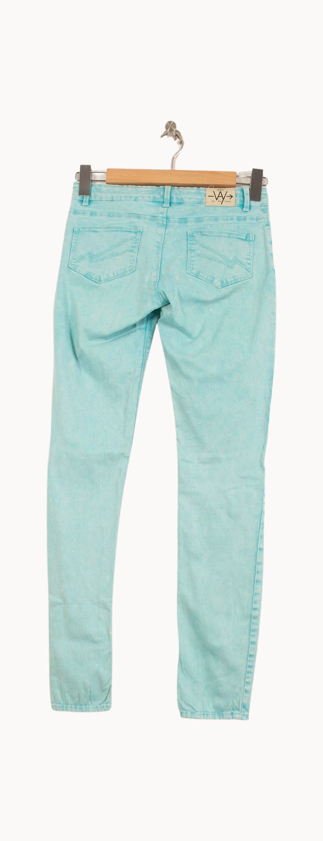Jean Bleu Clair - Taille XS/34 de la marque IKKS | PARAD59128 - Vendu par Paradigme - Image 4