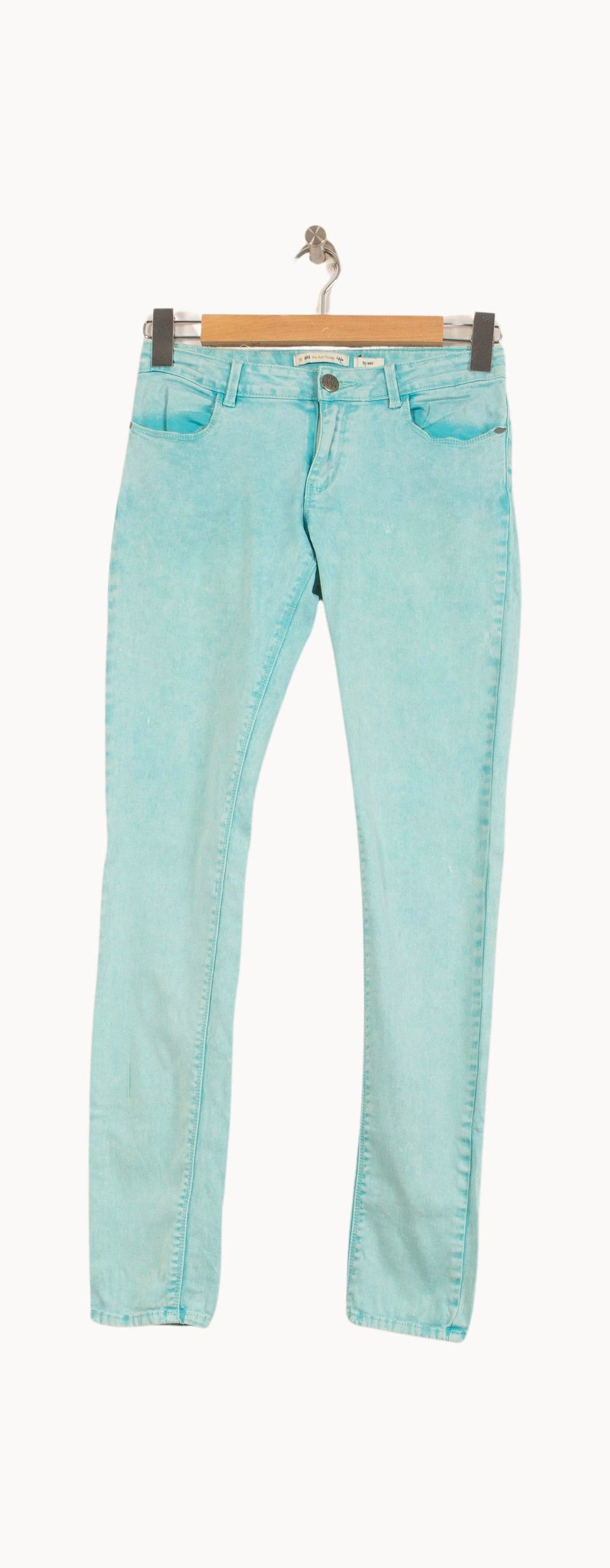 Jean Bleu Clair - Taille XS/34 de la marque IKKS | PARAD59128 - Vendu par Paradigme - Image 2