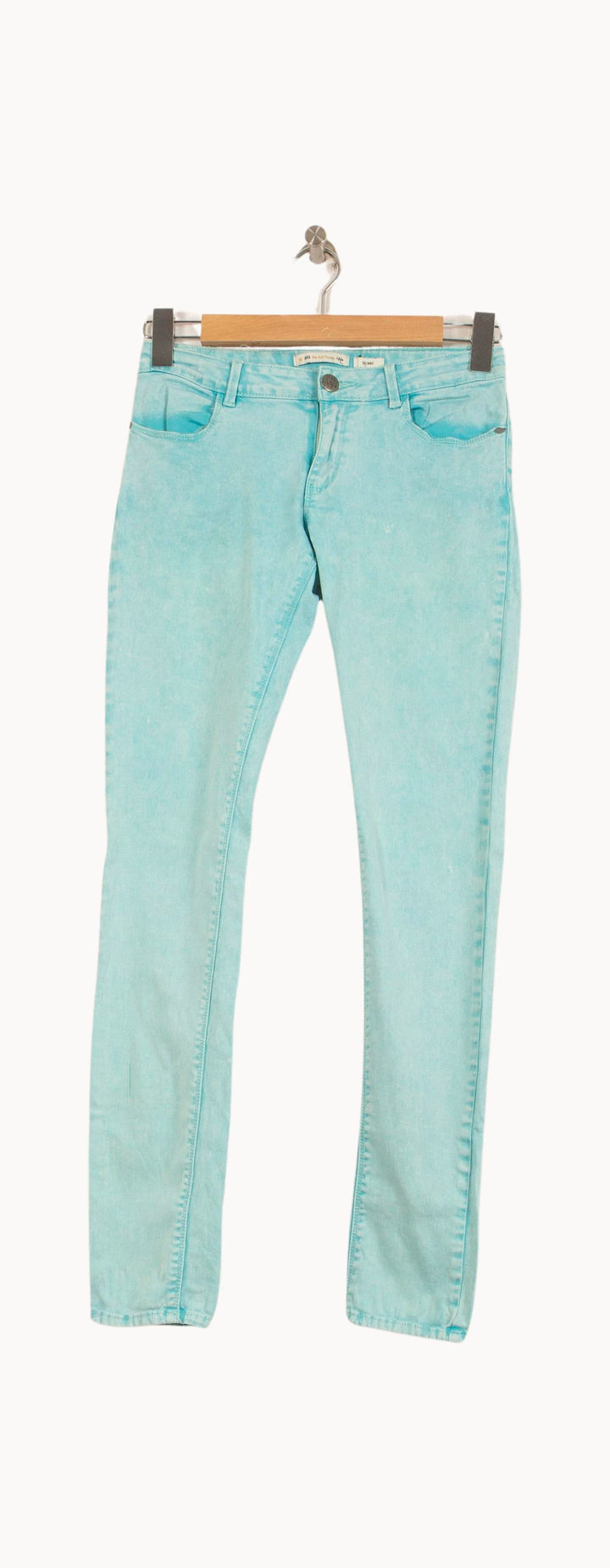 Jean Bleu Clair - Taille XS/34 de la marque IKKS | PARAD59128 - Vendu par Paradigme - Image 2