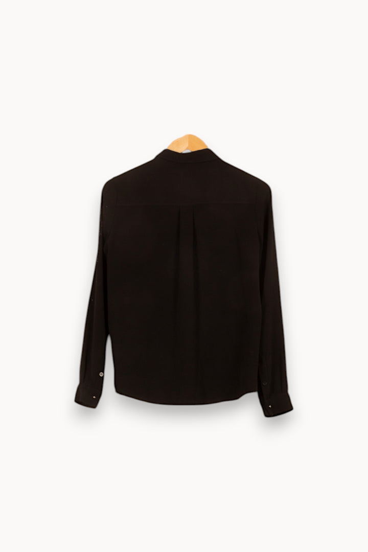 Chemise Noire - Taille M/38 de la marque IKKS | PARAD59131 - Vendu par Paradigme - Image 3