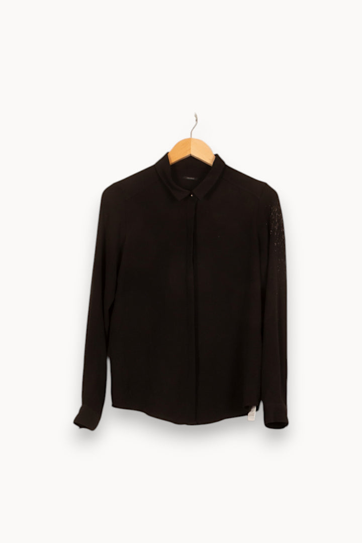 Chemise Noire - Taille M/38 de la marque IKKS | PARAD59131 - Vendu par Paradigme - Image 4