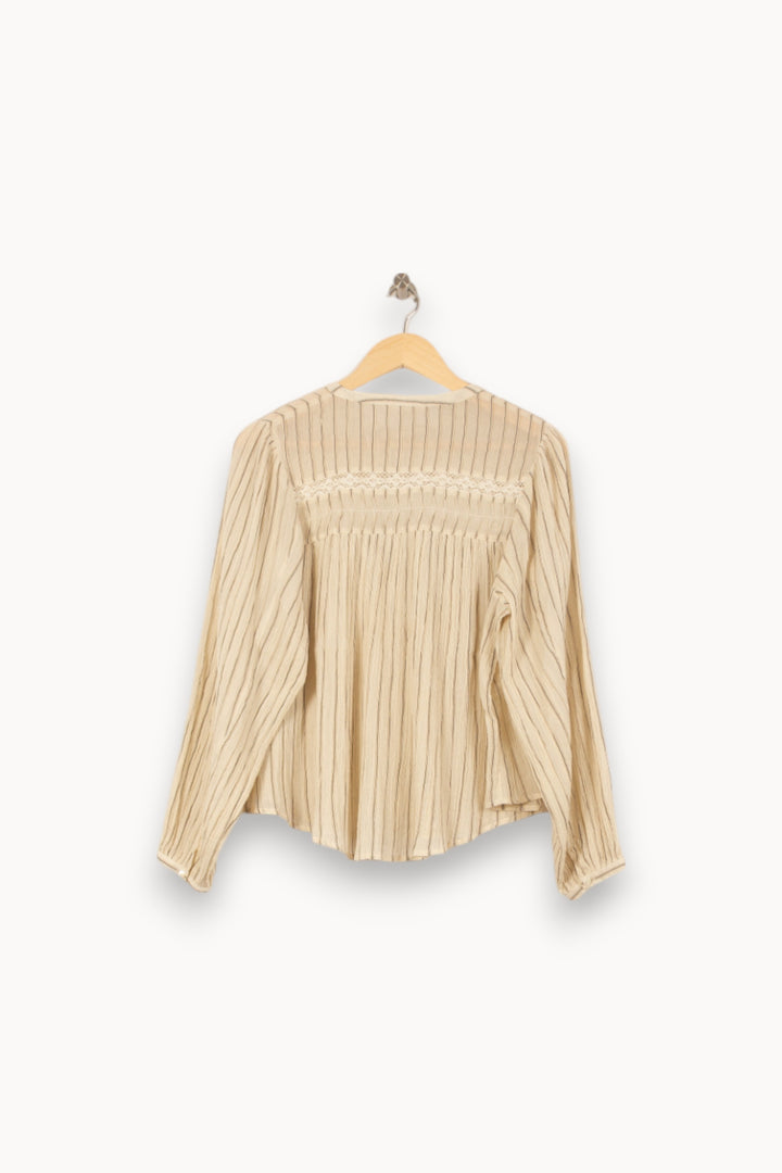 Blouse Beige - Taille S/36 de la marque Louise Misha | PARAD59132 - Vendu par Paradigme - Image 4