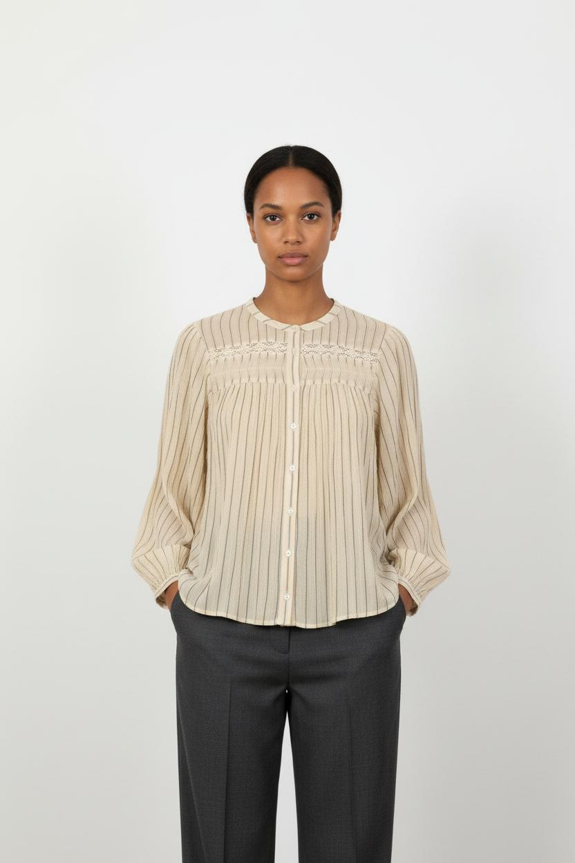 Blouse Beige - Taille S/36