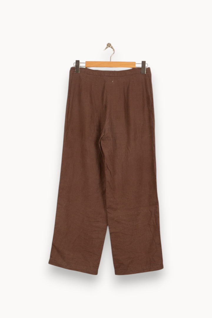 Pantalon Marron - Taille M/38 de la marque Gerard Darel | PARAD59135 - Vendu par Paradigme - Image 4
