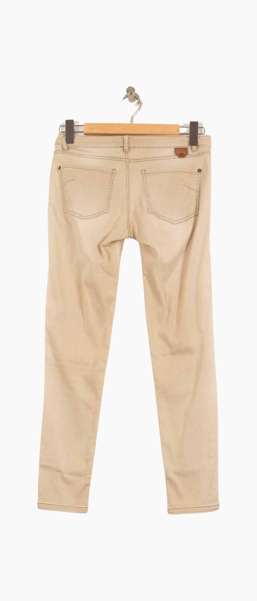 Jean Beige - Taille M/38 de la marque IKKS | PARAD59137 - Vendu par Paradigme - Image 4