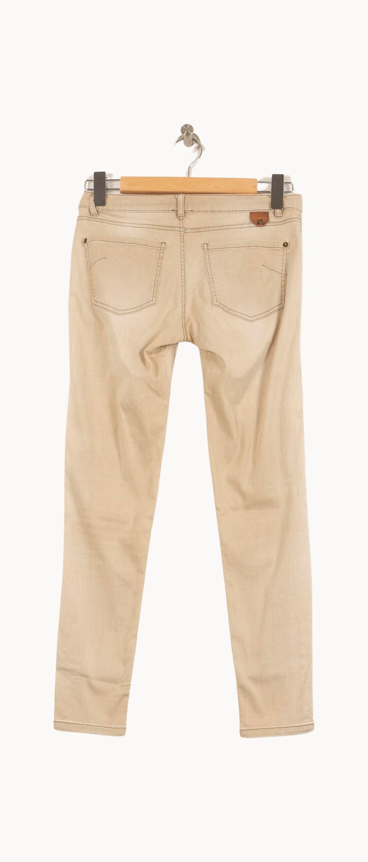 Jean Beige - Taille M/38 de la marque IKKS | PARAD59137 - Vendu par Paradigme - Image 4