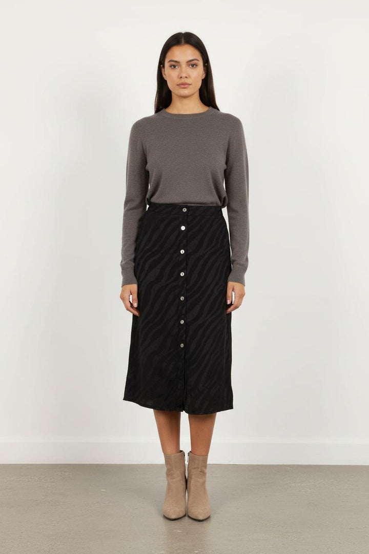 Jupe Midi Noire - Taille XL/42