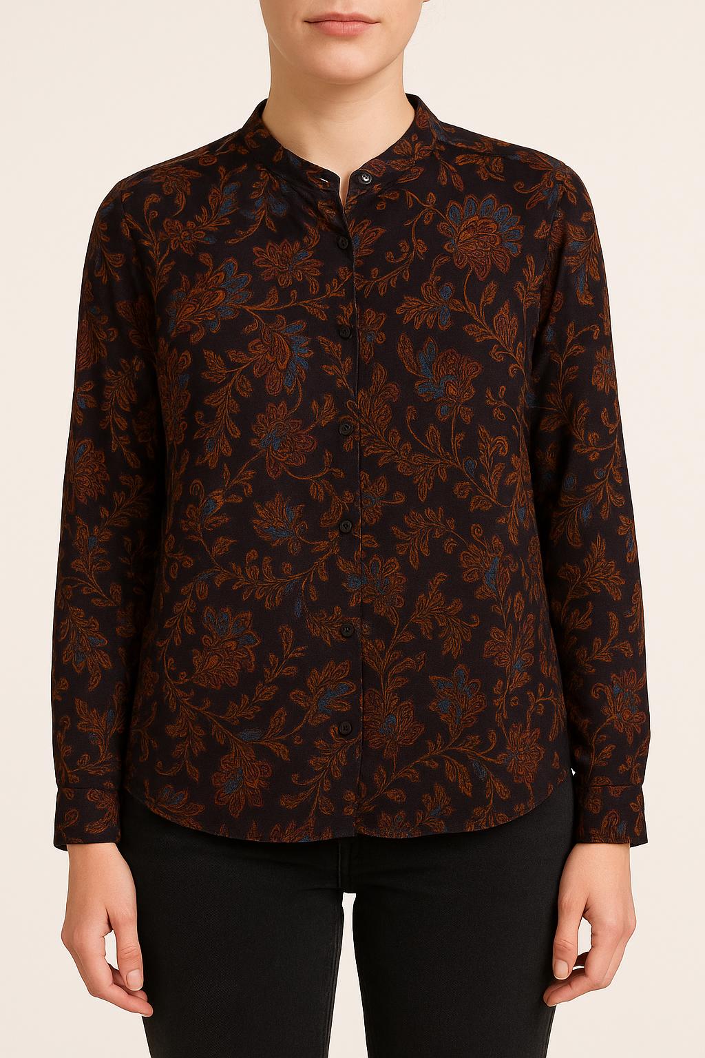 Chemise Bleu et Marron - Taille L/40 de la marque Suncoo | PARAD59140 - Vendu par Paradigme - Image 1