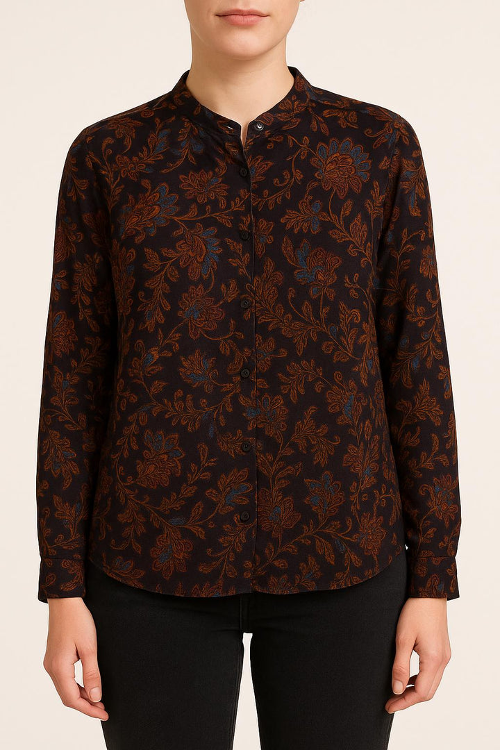 Chemise Bleu et Marron - Taille L/40 de la marque Suncoo | PARAD59140 - Vendu par Paradigme - Image 1