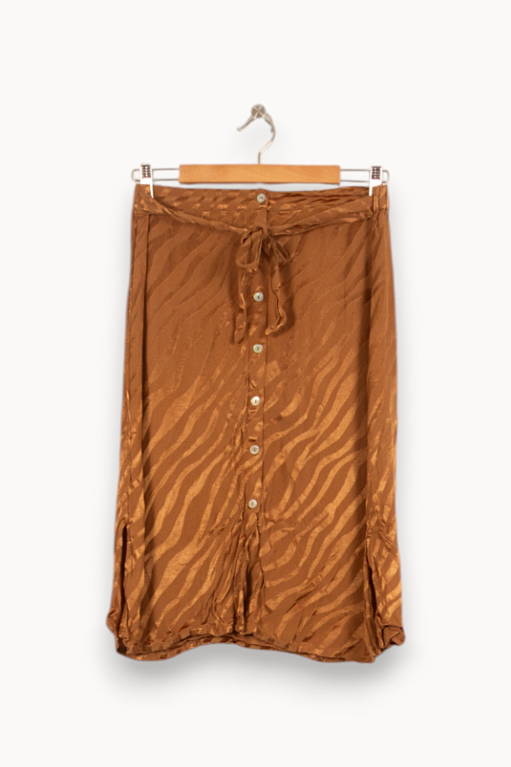 Jupe Boutonnée Marron - Taille XL/42 de la marque Karl Marc John | PARAD59141 - Vendu par Paradigme - Image 2