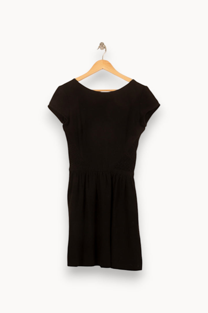 Robe Midi Noire - Taille M/38 de la marque Maje | PARAD59142 - Vendu par Paradigme - Image 4