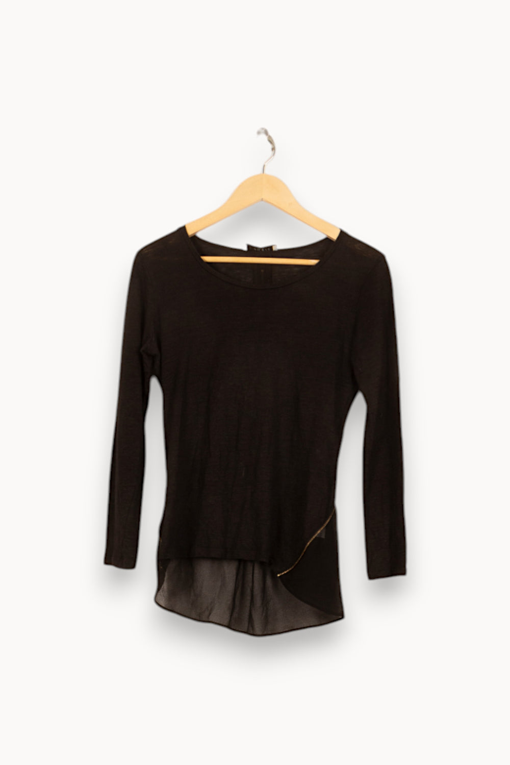 Pull Noir - Taille S/36 de la marque Sandro | PARAD59144 - Vendu par Paradigme - Image 2