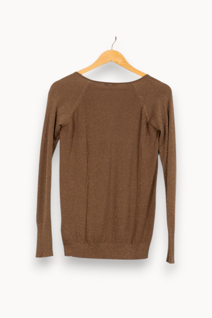 Pull Marron - Taille S/36 de la marque IKKS | PARAD59149 - Vendu par Paradigme - Image 4