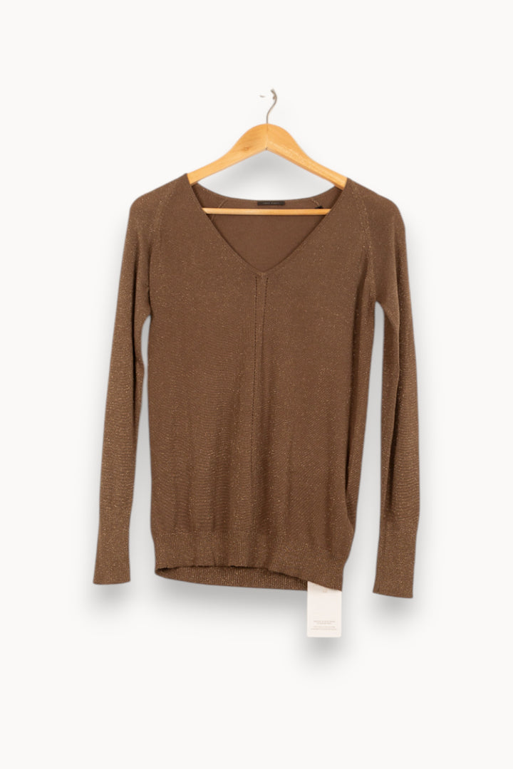 Pull Marron - Taille S/36 de la marque IKKS | PARAD59149 - Vendu par Paradigme - Image 2