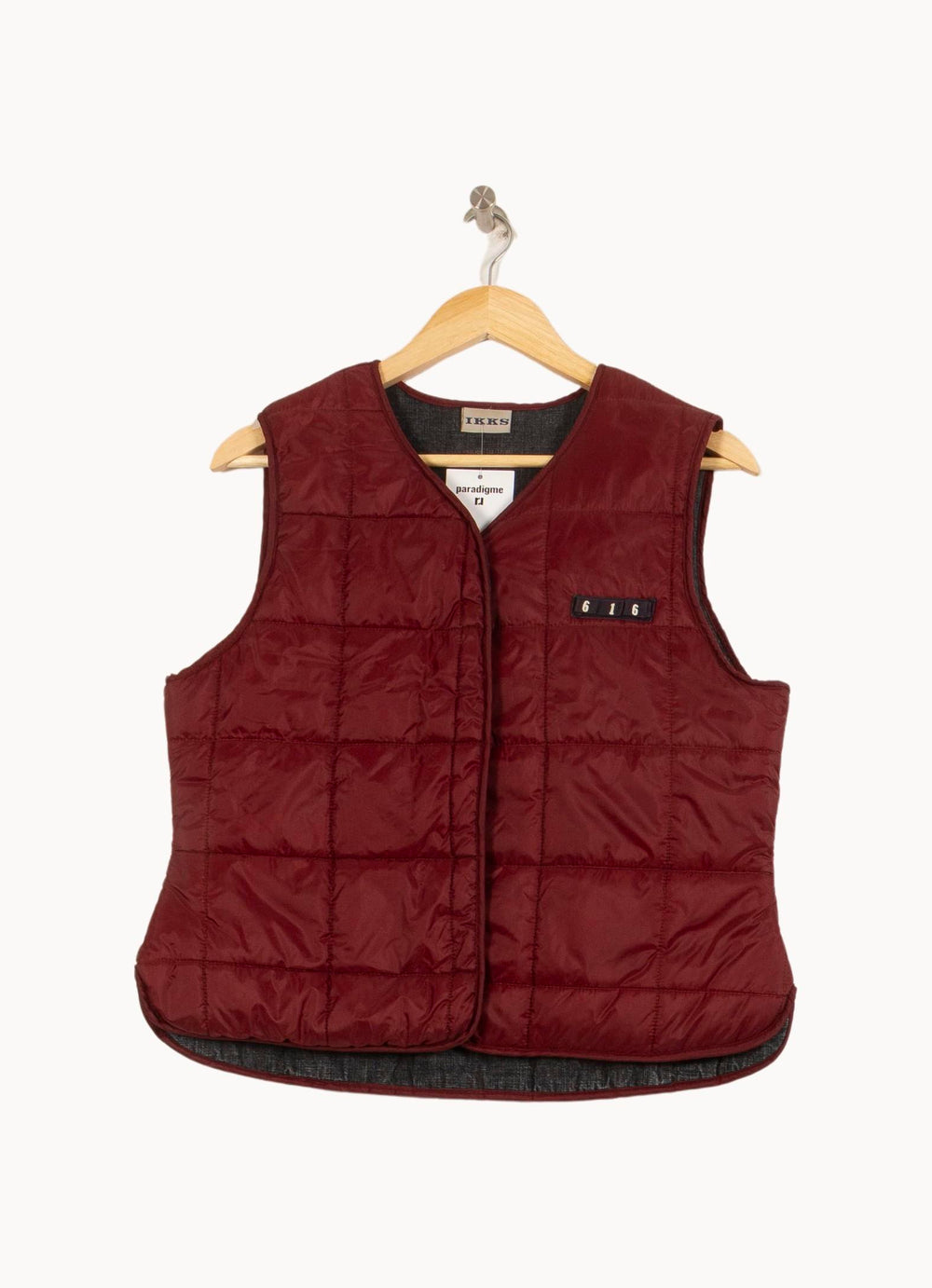 Doudoune Sans Manches Bordeaux - Taille L/40 de la marque IKKS | PARAD59153 - Vendu par Paradigme - Image 2