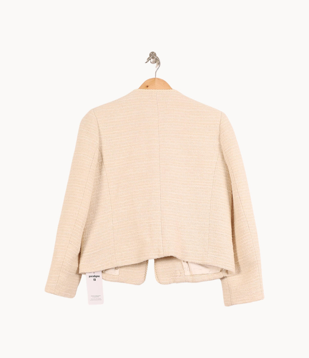 Veste Beige - Taille L/40 de la marque Claudie Pierlot | PARAD59155 - Vendu par Paradigme - Image 4