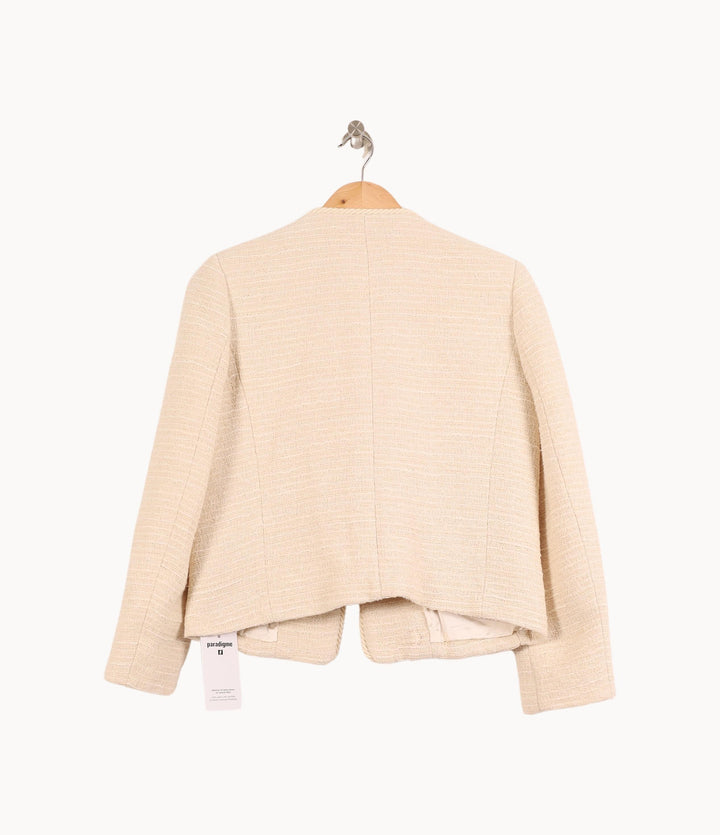 Veste Beige - Taille L/40 de la marque Claudie Pierlot | PARAD59155 - Vendu par Paradigme - Image 4