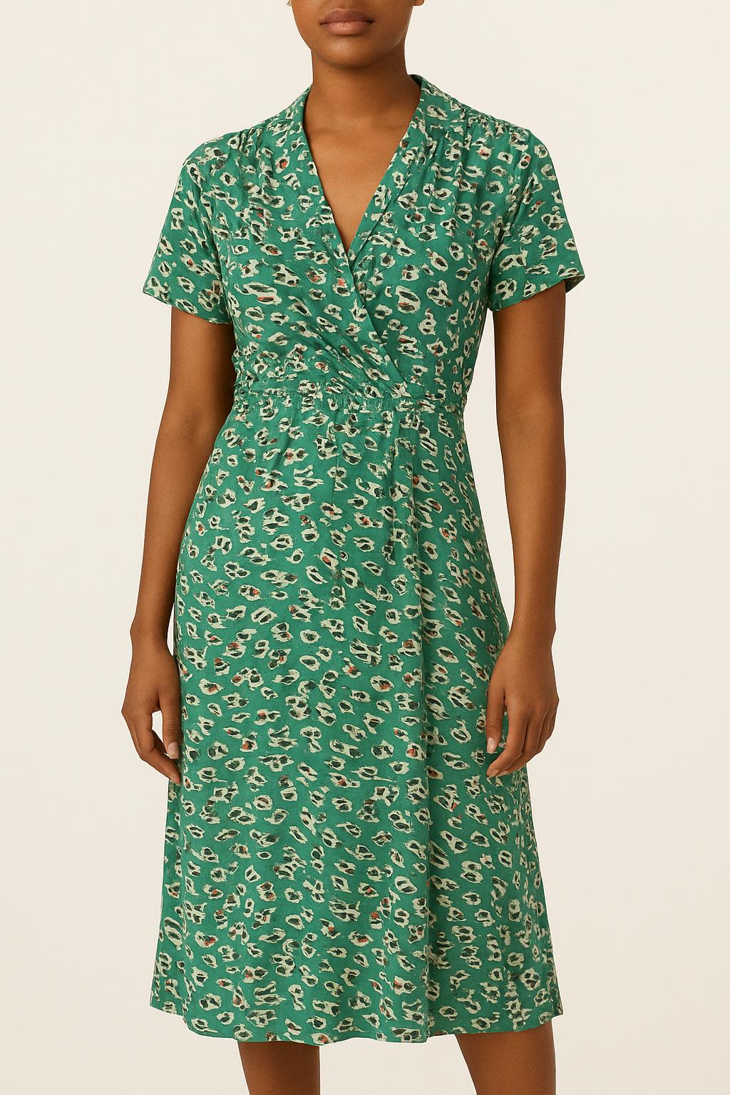 Robe Portefeuille Verte - Taille M/38 de la marque Suncoo | PARAD59163 - Vendu par Paradigme - Image 1