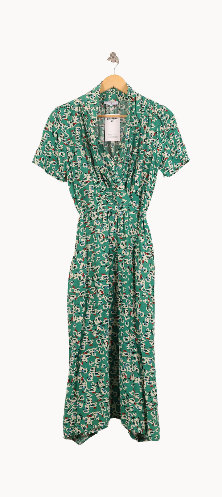 Robe Portefeuille Verte - Taille M/38 de la marque Suncoo | PARAD59163 - Vendu par Paradigme - Image 2