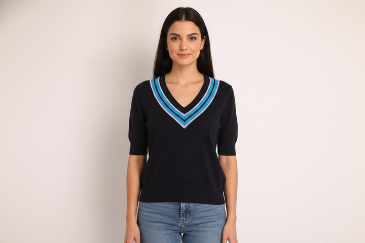 Pull Bleu et Bleu Clair - Taille M/38