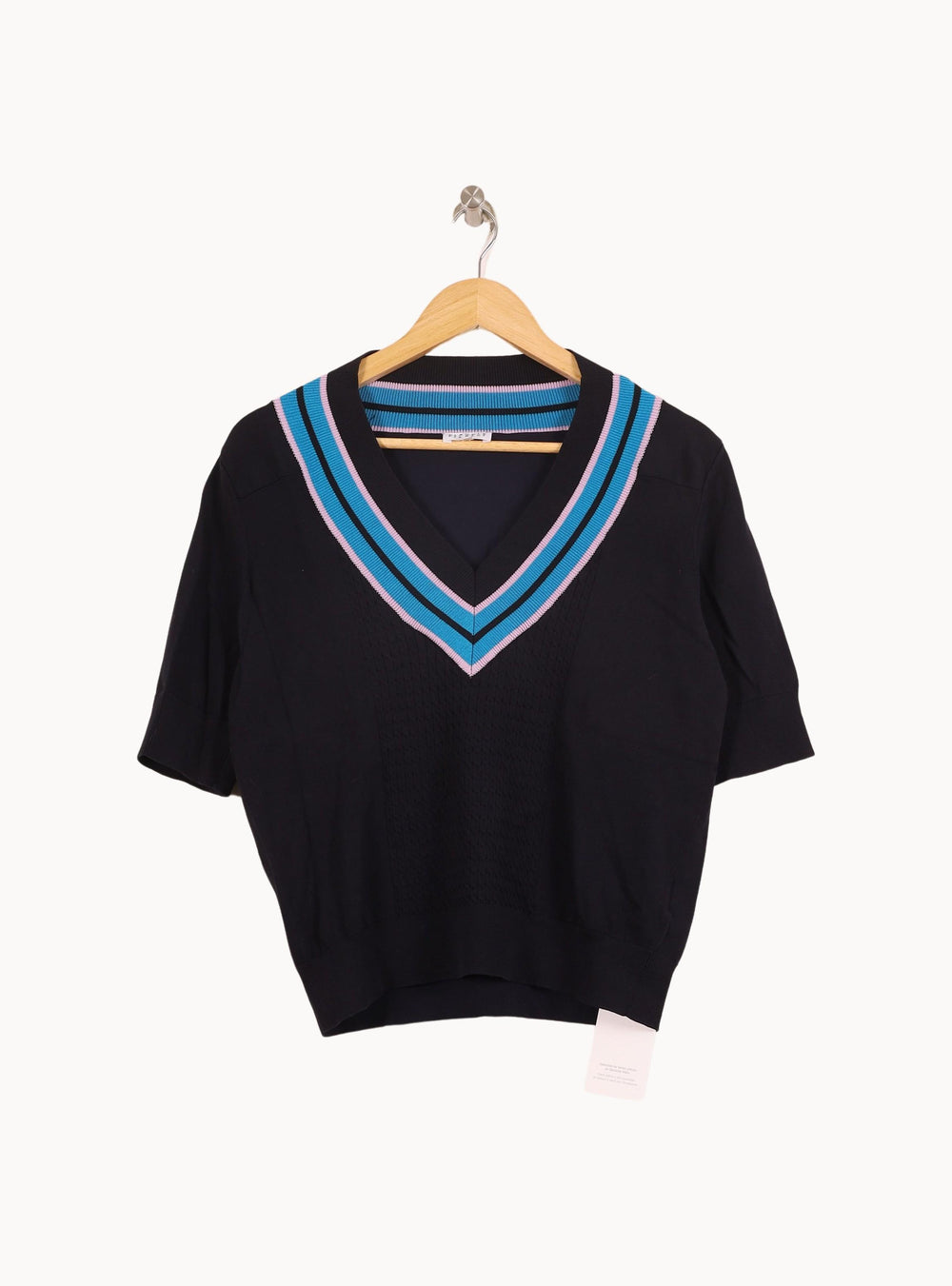 Pull Bleu et Bleu Clair - Taille M/38 de la marque Claudie Pierlot | PARAD59166 - Vendu par Paradigme - Image 2