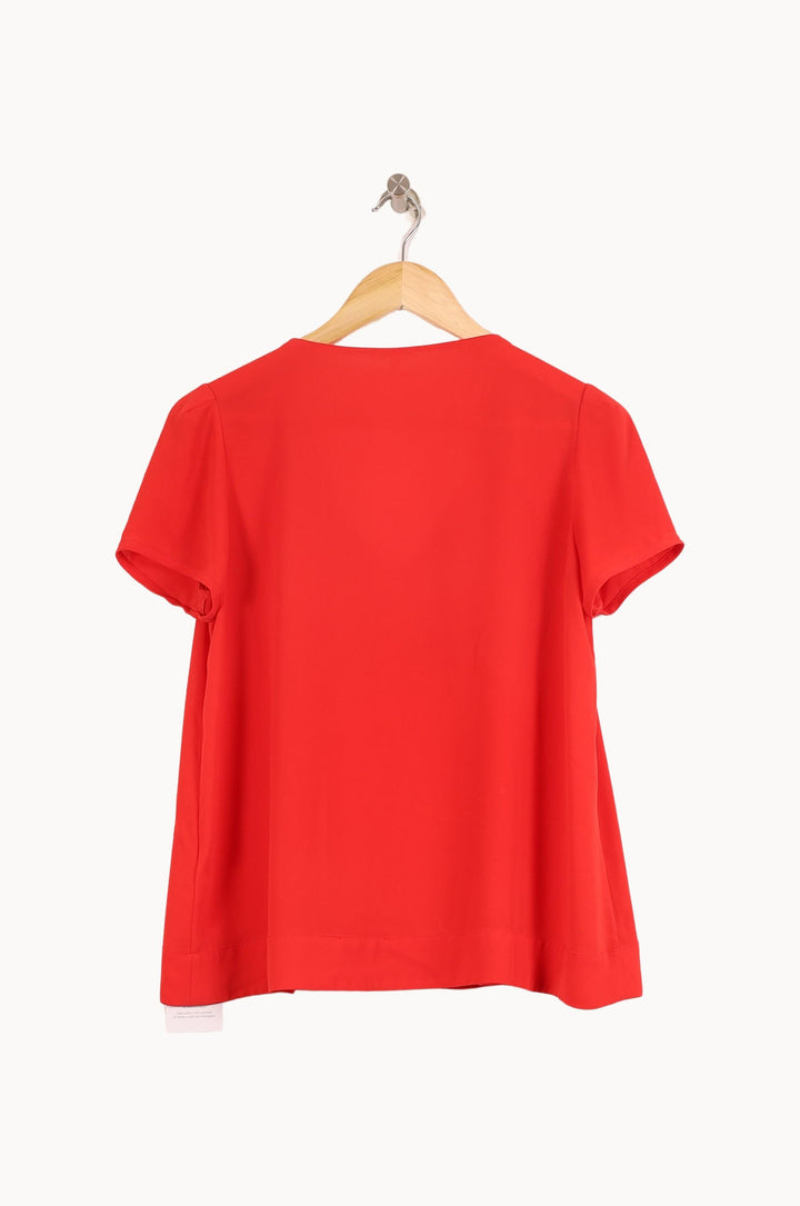 Blouse Rouge - Taille M/38 de la marque Claudie Pierlot | PARAD59168 - Vendu par Paradigme - Image 4