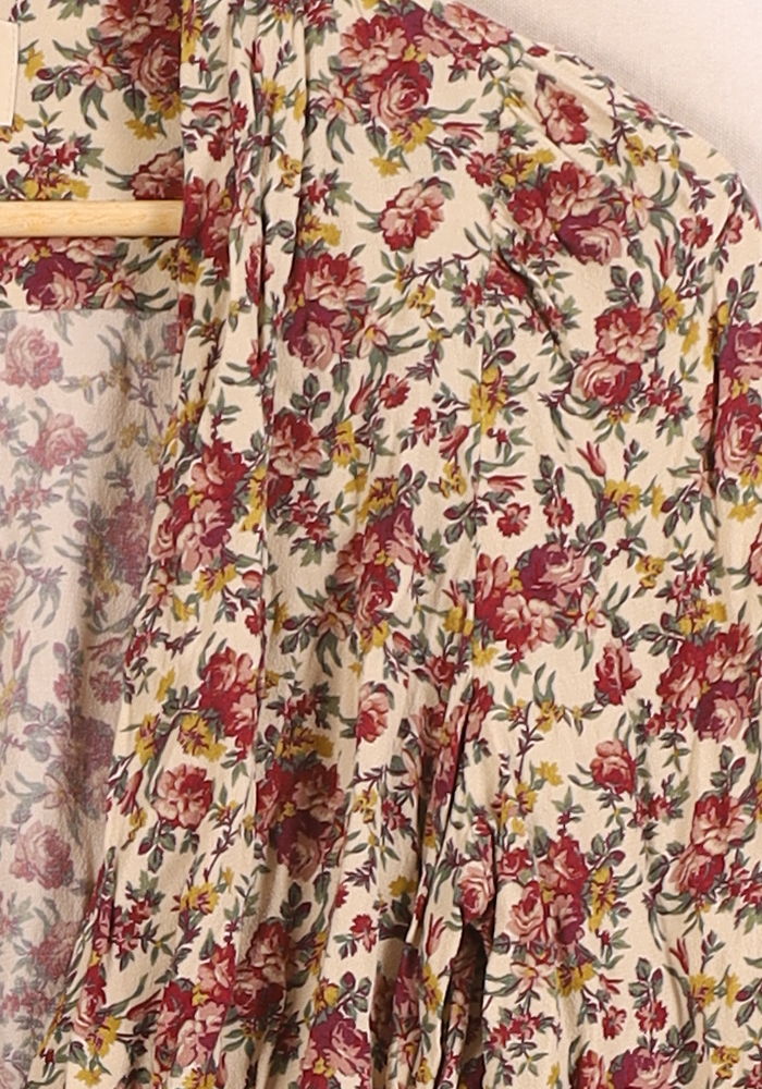 Blouse Fleurie Multicolore - Taille M/38 de la marque Sézane | PARAD59170 - Vendu par Paradigme - Image 3