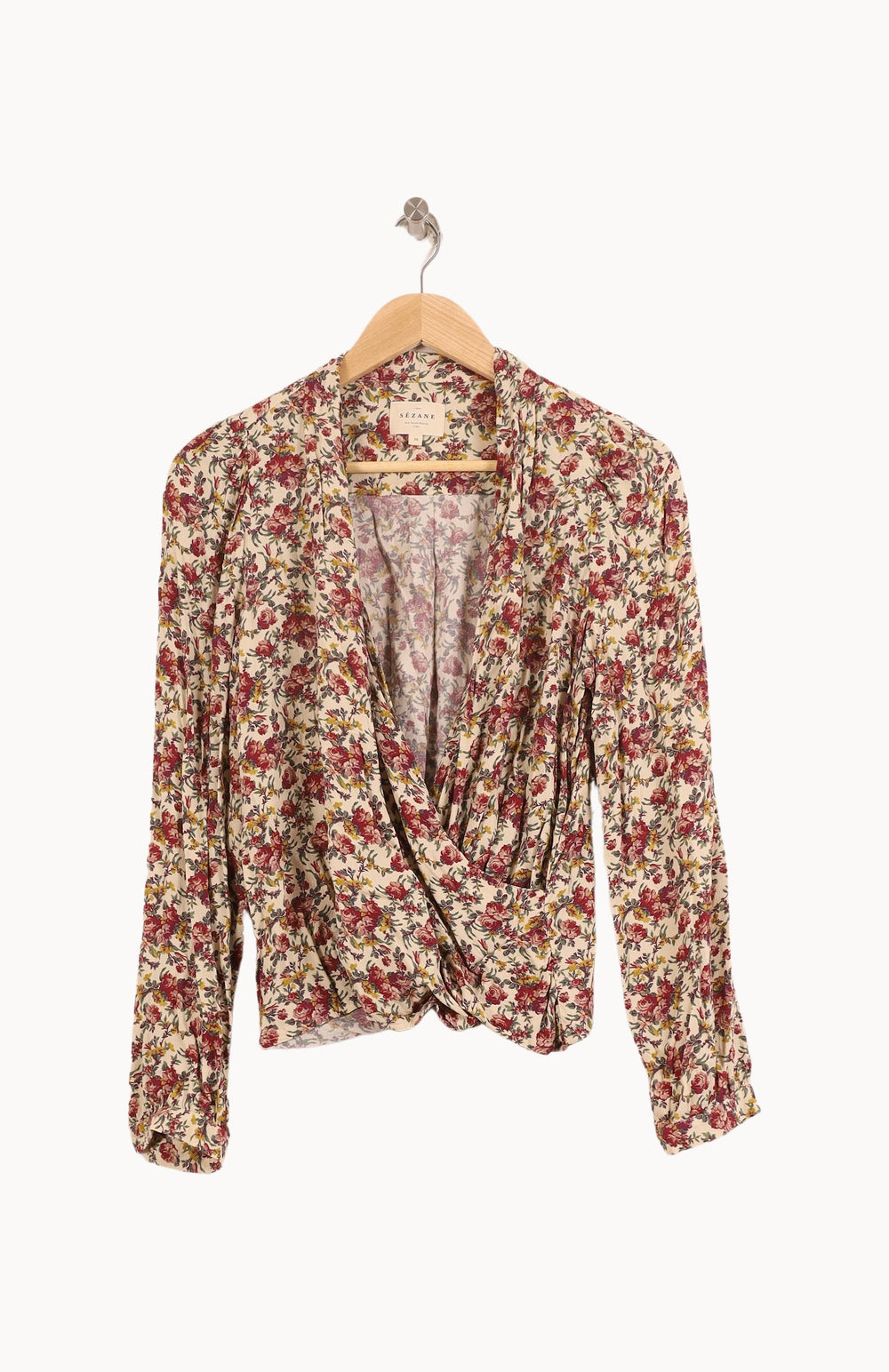Blouse Fleurie Multicolore - Taille M/38 de la marque Sézane | PARAD59170 - Vendu par Paradigme - Image 2