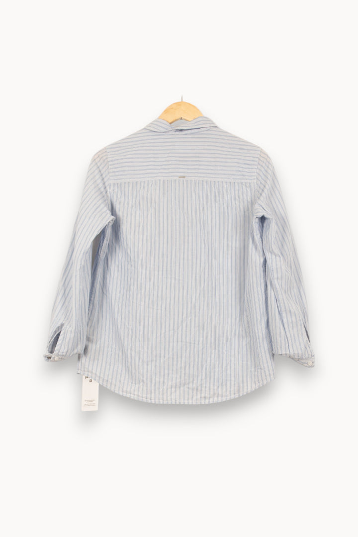 Chemise Rayée Bleue et Blanche - Taille M/38 de la marque IKKS | PARAD59171 - Vendu par Paradigme - Image 4