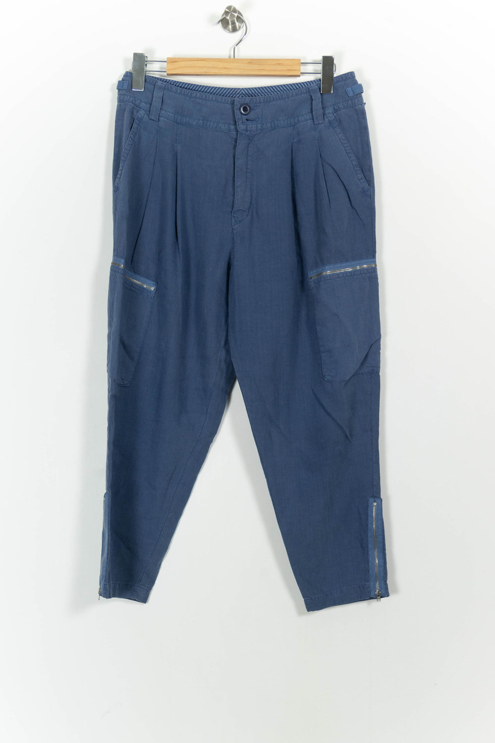 Pantalon Cargo Bleu - Taille L/40 de la marque Léon & Harper | PARAD59173 - Vendu par Paradigme - Image 2