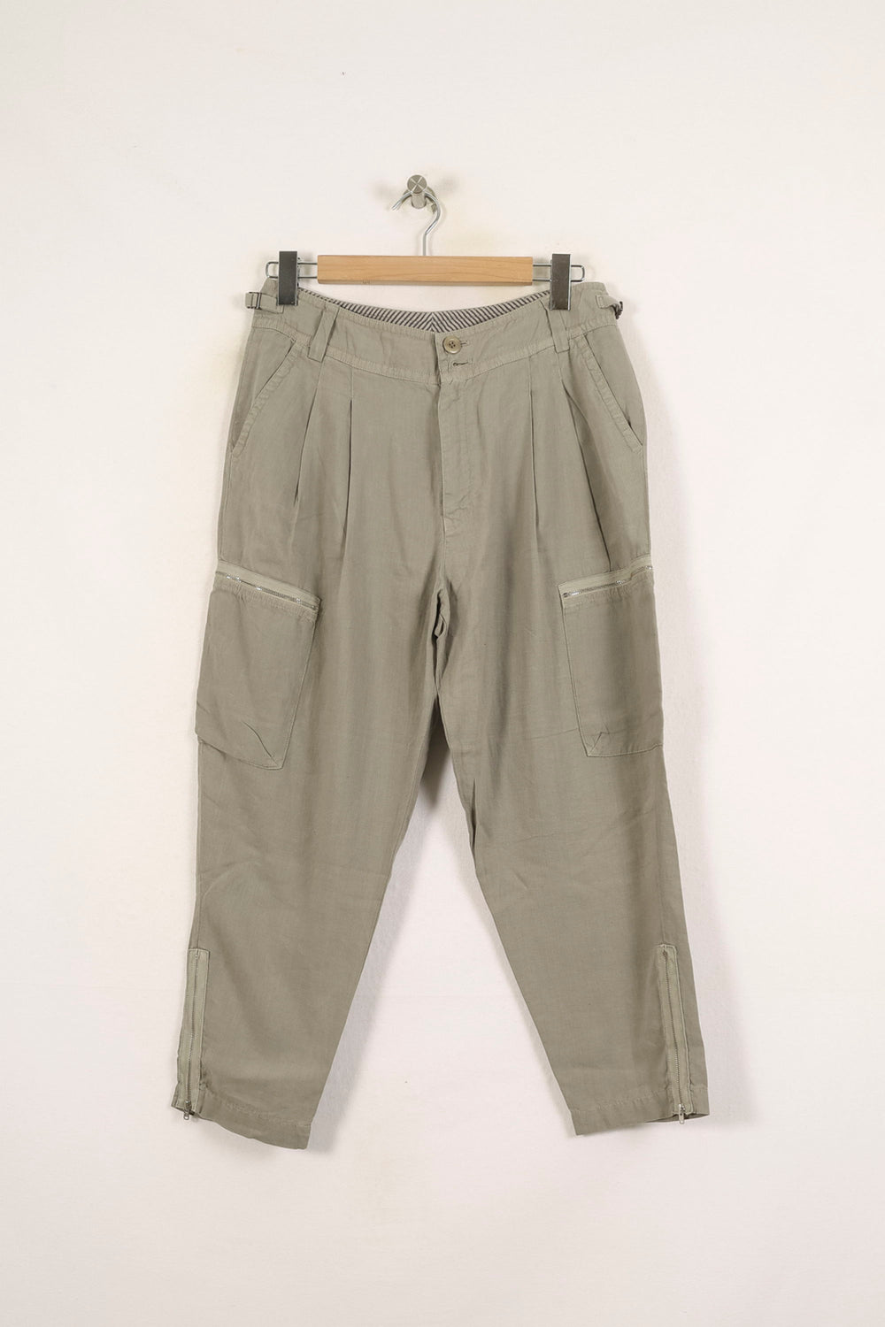Pantalon Cargo Beige - Taille L/40 de la marque Léon & Harper | PARAD59174 - Vendu par Paradigme - Image 2