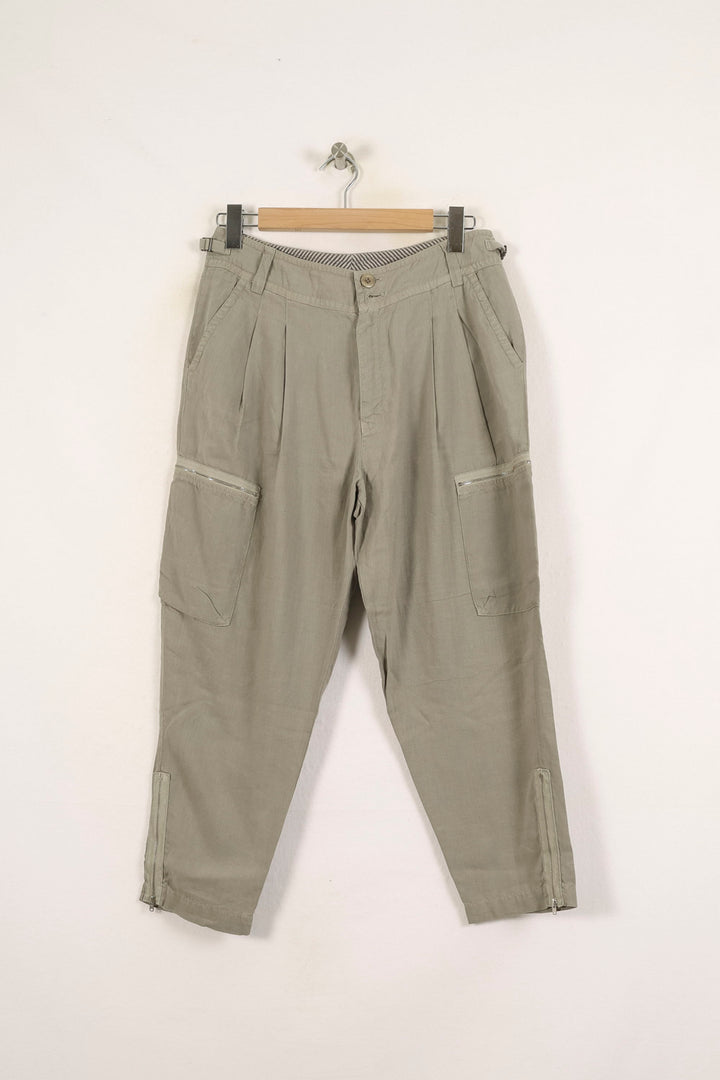 Pantalon Cargo Beige - Taille L/40 de la marque Léon & Harper | PARAD59174 - Vendu par Paradigme - Image 2