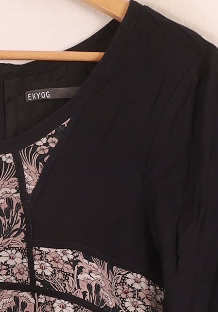 Robe Noire et Rose - Taille L/40 de la marque Ekyog | PARAD59175 - Vendu par Paradigme - Image 3